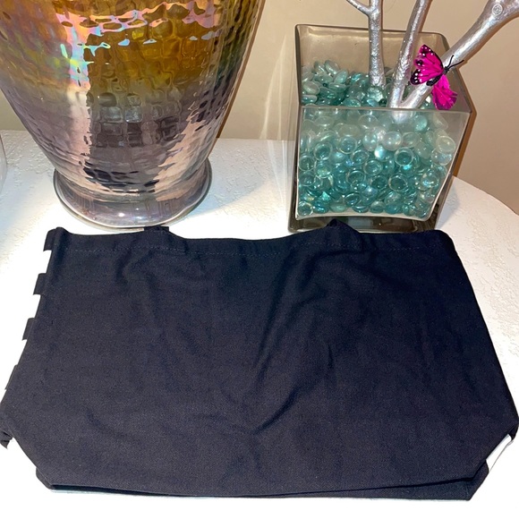NWT Sephora Black & White Striped Reusable Canvas Tote - Picture 2 of 6